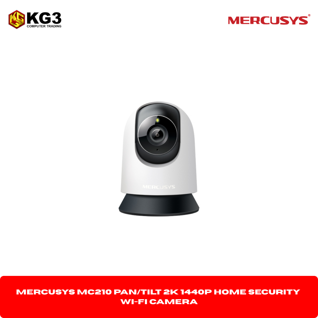 Mercusys MC210 Pan/Tilt 2K 1440P Home Security Wi-Fi Camera